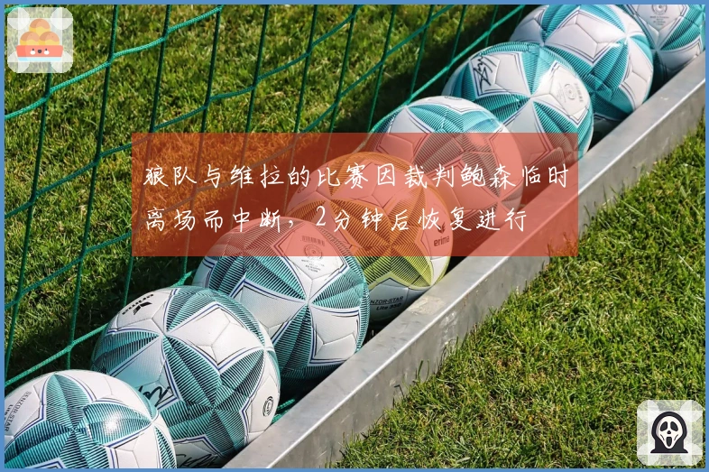 狼队与维拉的比赛因裁判鲍森临时离场而中断，2分钟后恢复进行